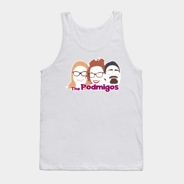 Pink Podmigo Design Tank Top by The Sip List Podcast